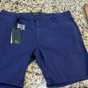 Rodd & Gunn Deep Blue Flat Front Shorts